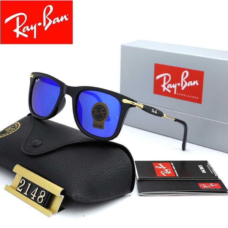 Ray Ban RB2148 Sunglasses Dark Blue/Black with Gold – Cheap Ray Ban